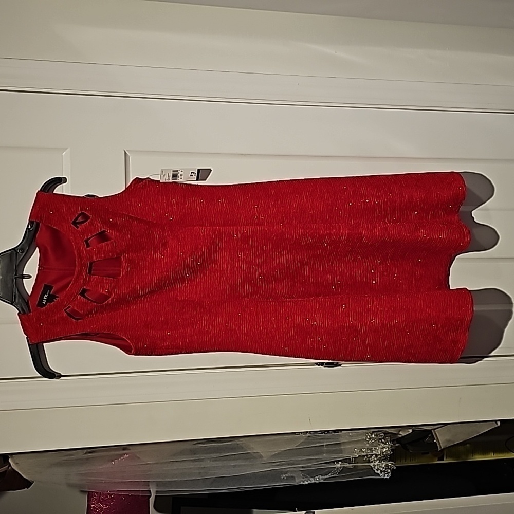 Alyx sparkly red cut out dress - Picture 1 of 3